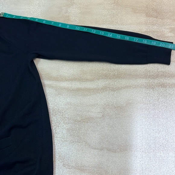 J.Crew Women’s Front Button-Down 100% Wool Black Cardigan Sweater Size XS - Picture 9 of 10